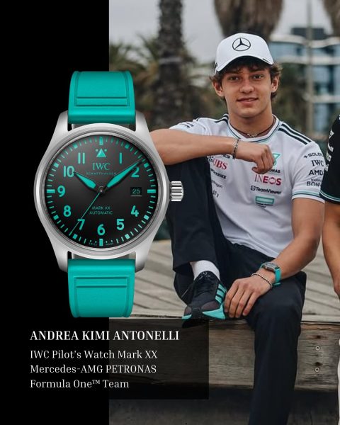 Andrea Kimi Antonelli – IWC Pilots Watch Mark XX Mercedes AMG Petronas Edition